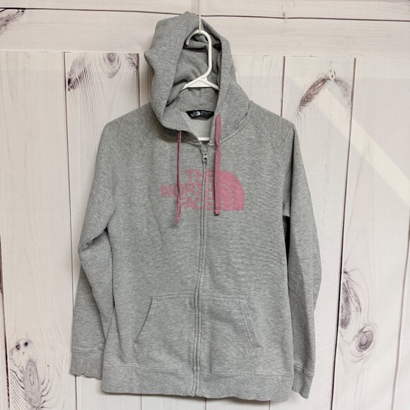 The North Face Women’s Half Dome Full Zip Hoodie Large Gray EUC - Picture 4 of 10
